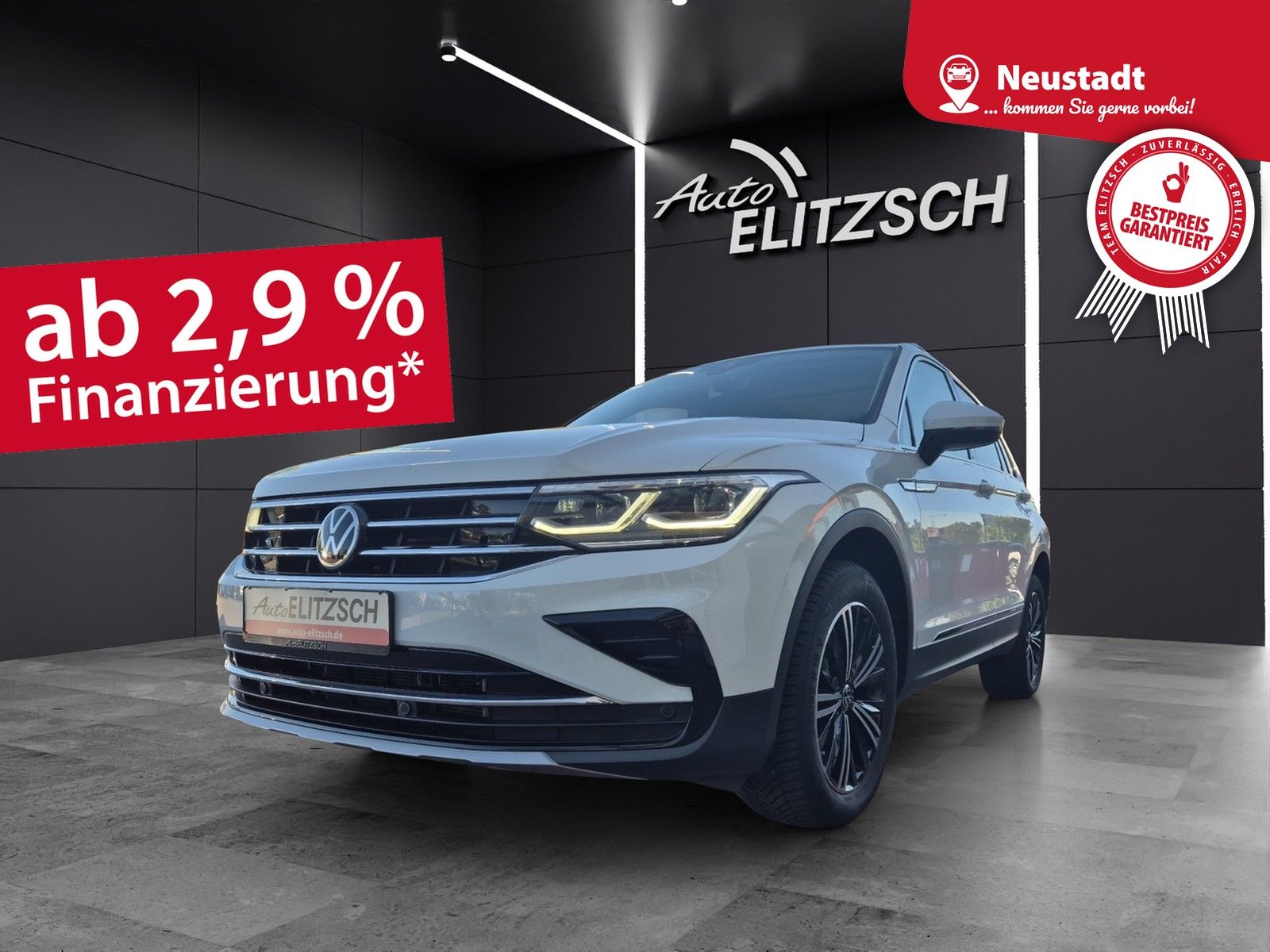Fahrzeugabbildung Volkswagen Tiguan TDI Elegance DSG 4M Matrix AID Pano ACC P