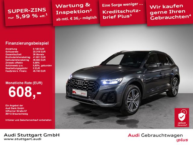 Audi Q5 55 TFSI e quattro S line AHK Pano HeadUp B&O