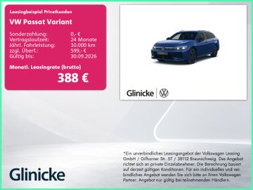 Volkswagen Leasingangebot: Volkswagen Passat Variant R-Line Black Style