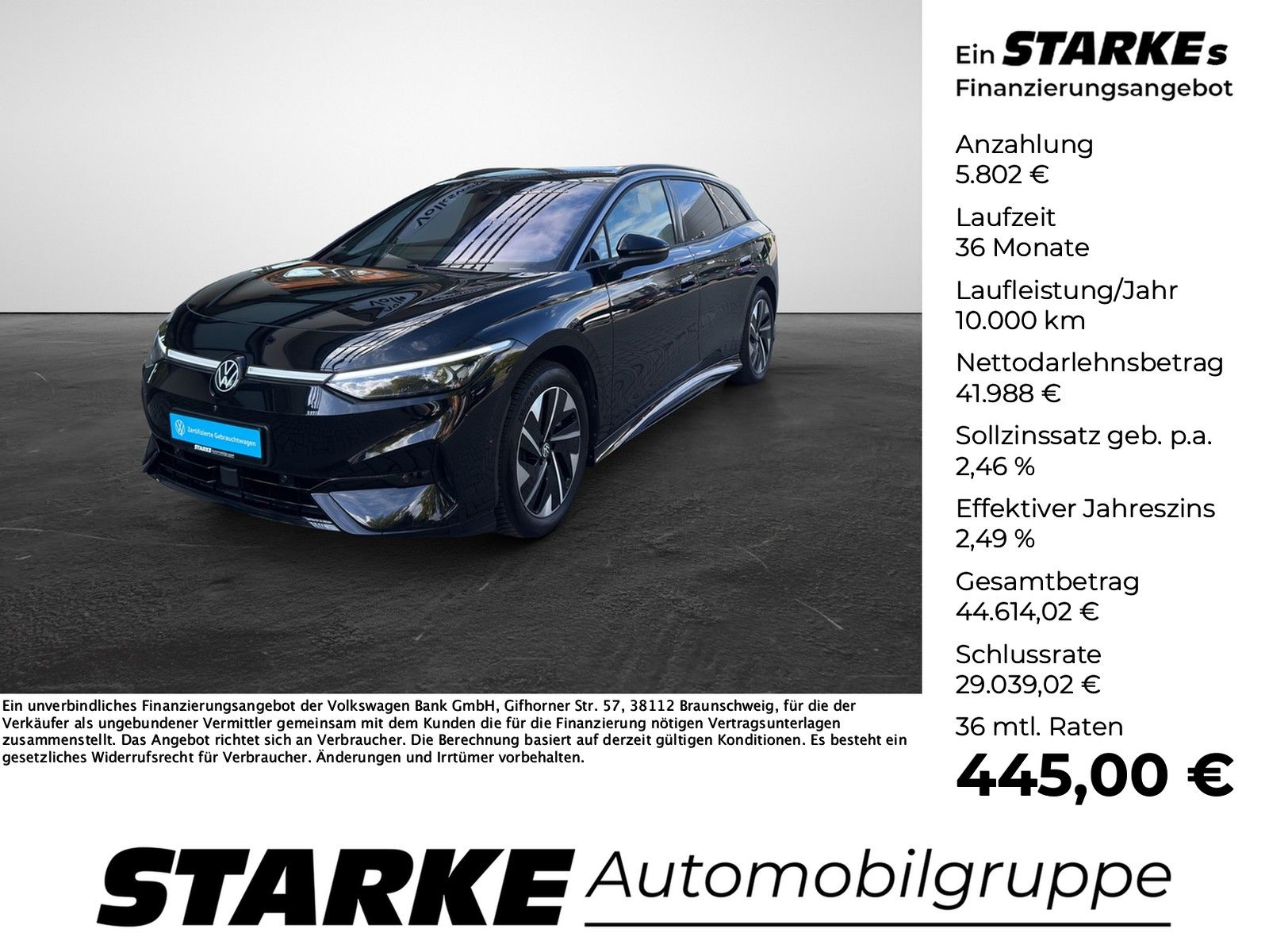 Volkswagen ID.7 Tourer Pro HeadUp AHK Navi LED Kamera PDC foto 1