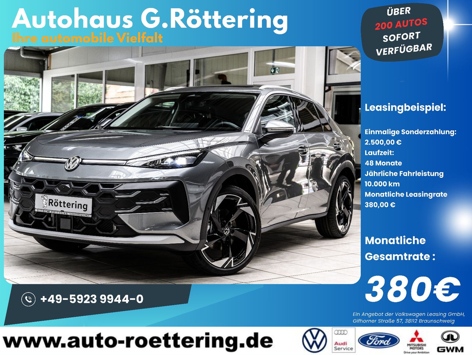 Fahrzeugabbildung Volkswagen T-Roc 1.5 eTSI Style el. Heckklappe+IQLight+Pano