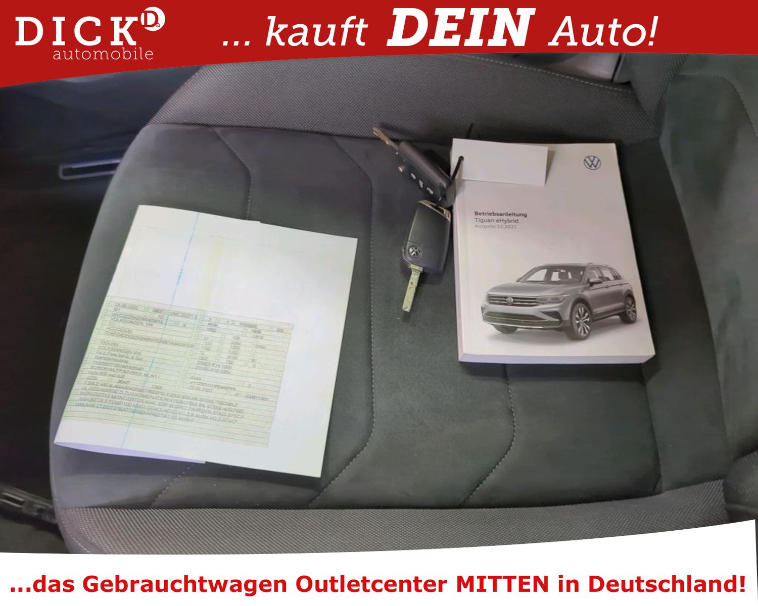 Fahrzeugabbildung Volkswagen Tiguan eHyb 1.4 Eleg LED+/ACC/VIRTU/PANO/SHZ/8Fa