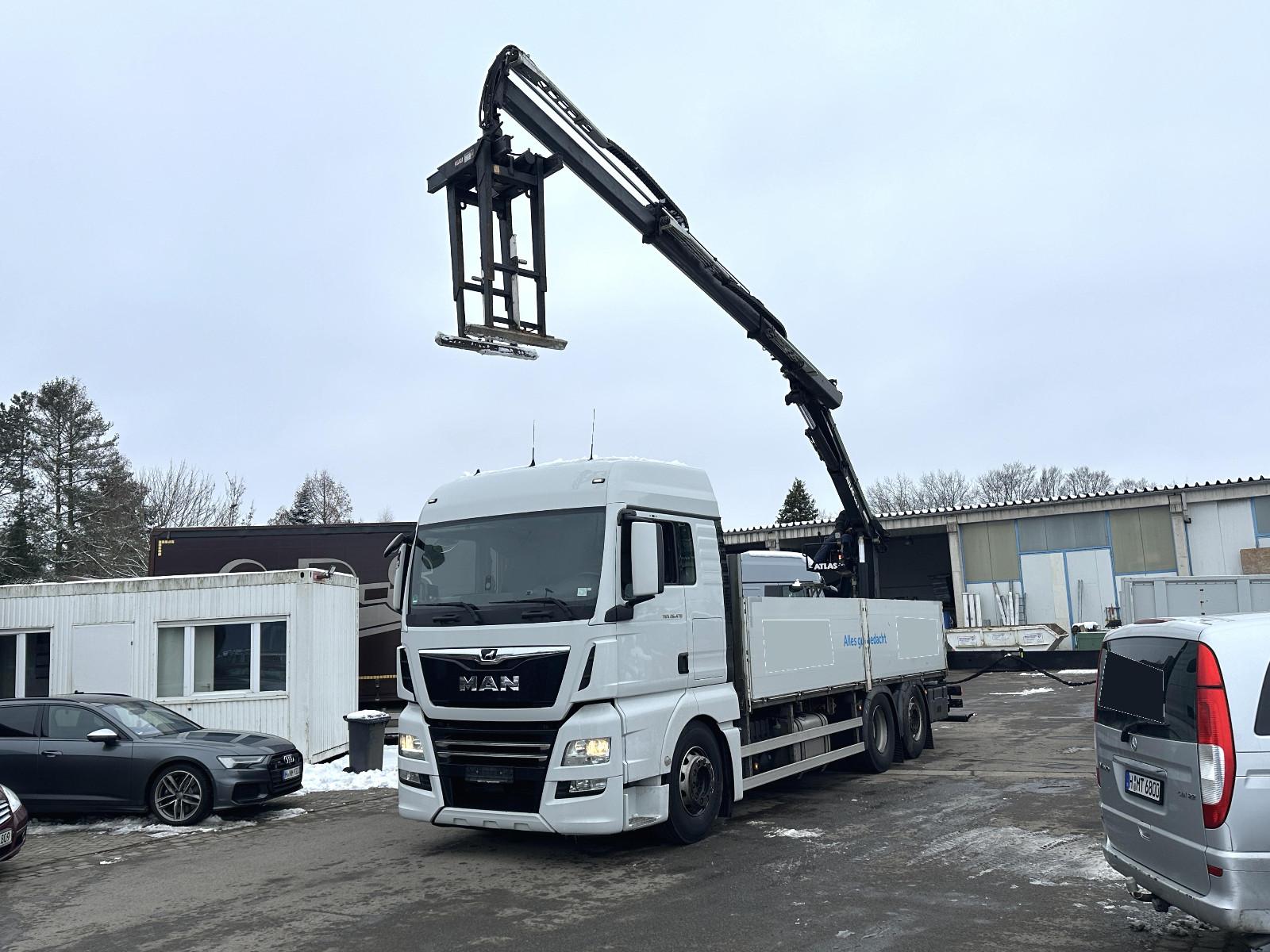 MAN TGX 26.470 6x2 Kran Atlas 165.2 Lenkachse