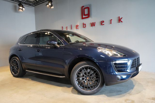 Porsche Macan S 3.0 V6-BRD-FZG-Pano-D.Blau/Espresso*20"*