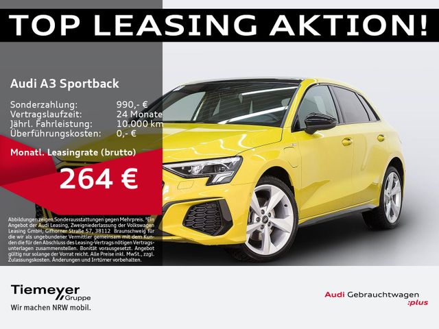 Audi A3 Sportback 40 TFSIe 2x S LINE PANO AHK LM18 AS