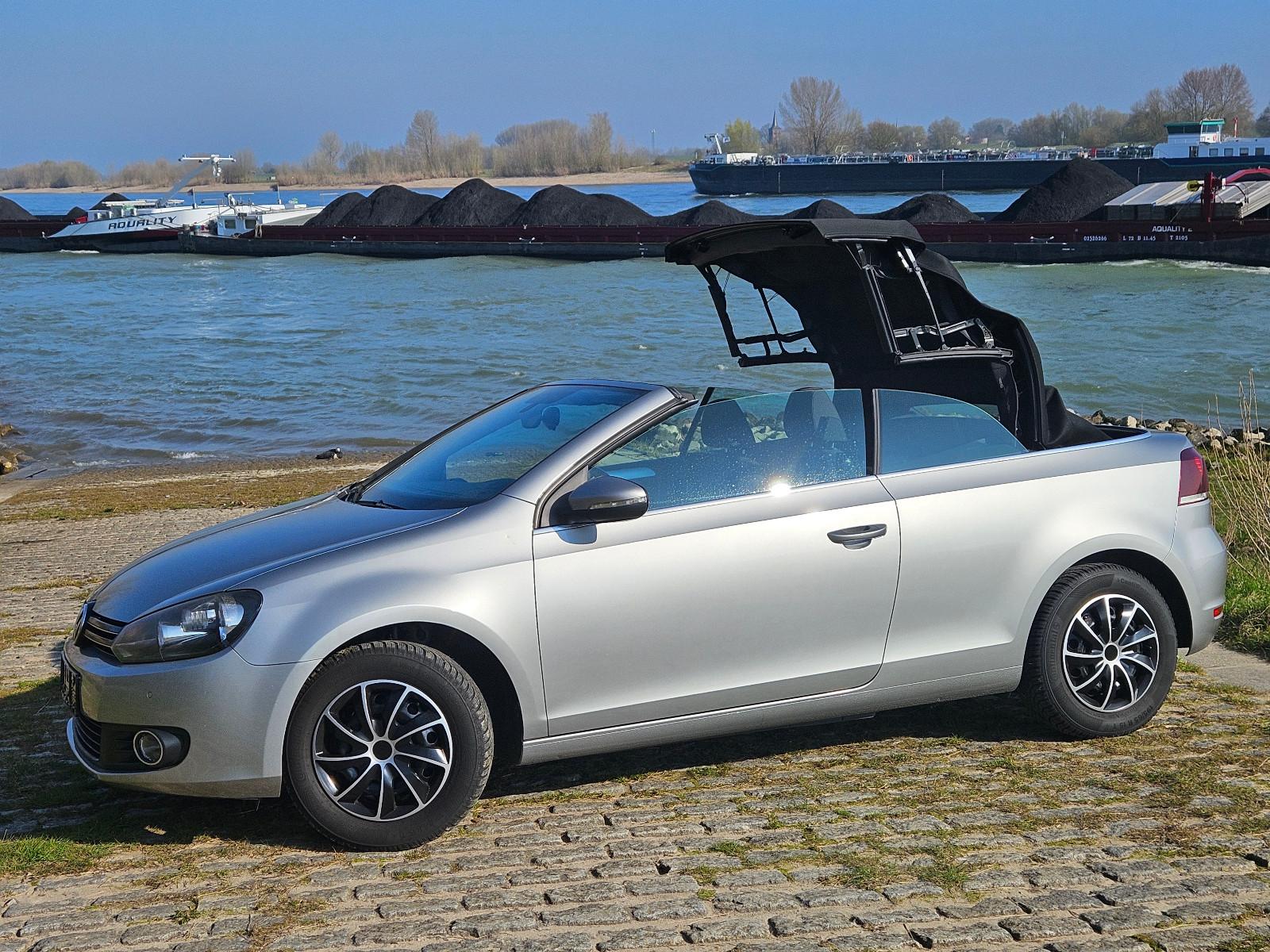 Volkswagen Golf VI Cabrio aus Familienbesitz, AHK abnehmbar
