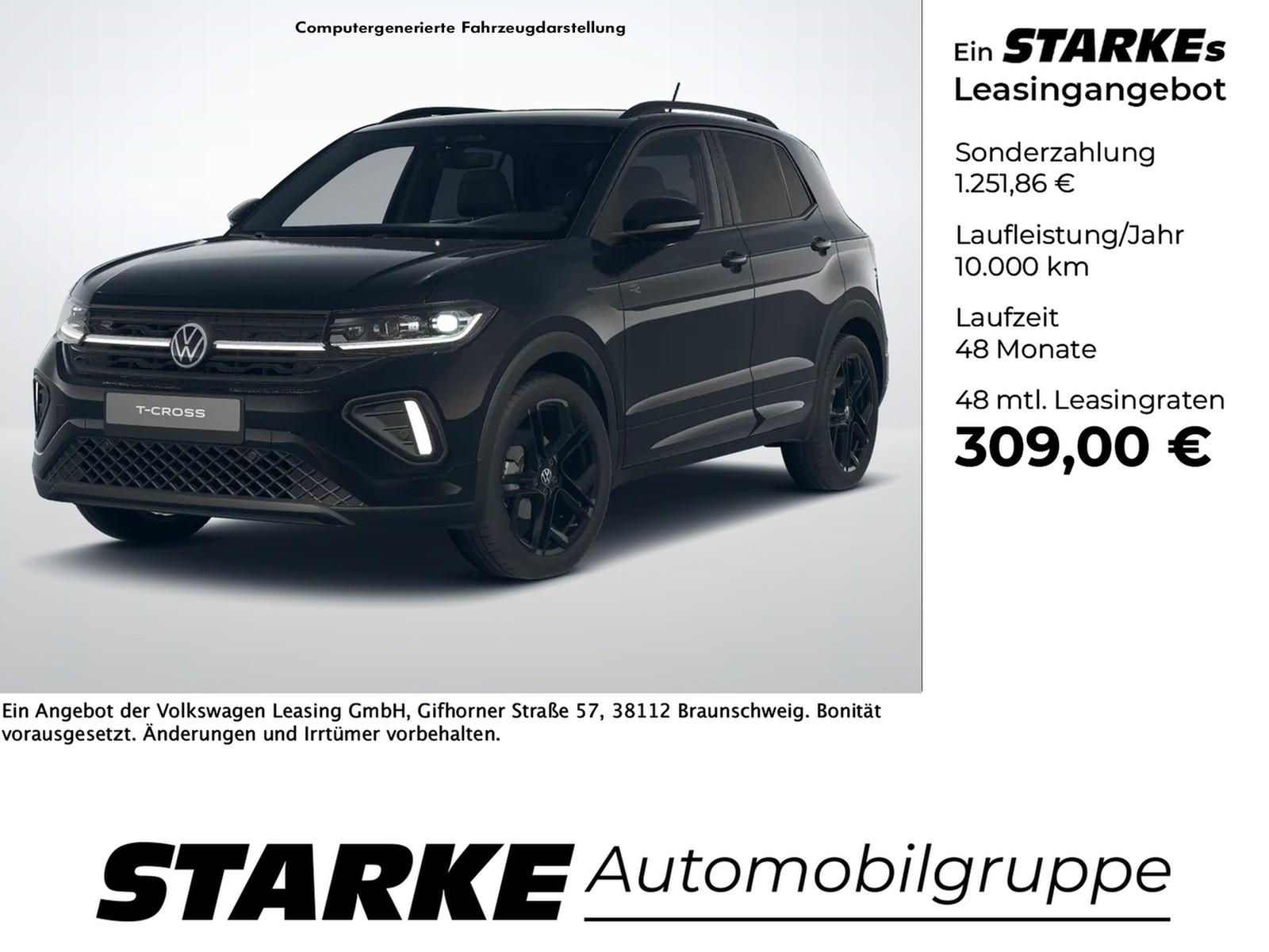 Volkswagen T-Cross 1.0 TSI DSG R-Line  AHK LED Kamera PDC L