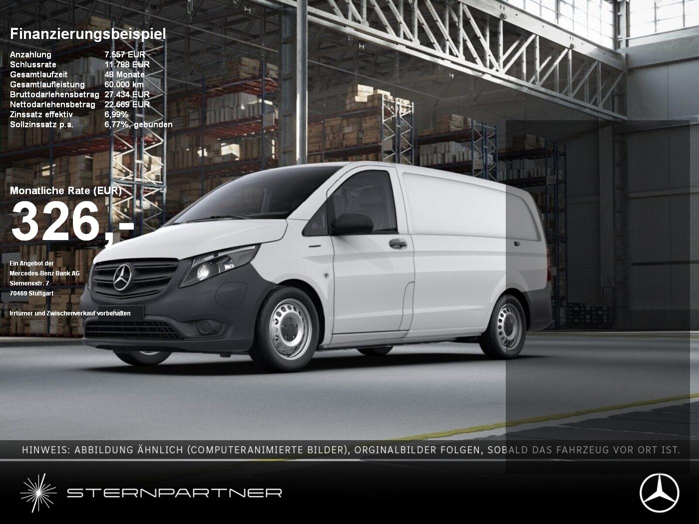 Mercedes-Benz eVito 112 Kasten Lang SHZ+NAVI+Car.P+Klima+120km