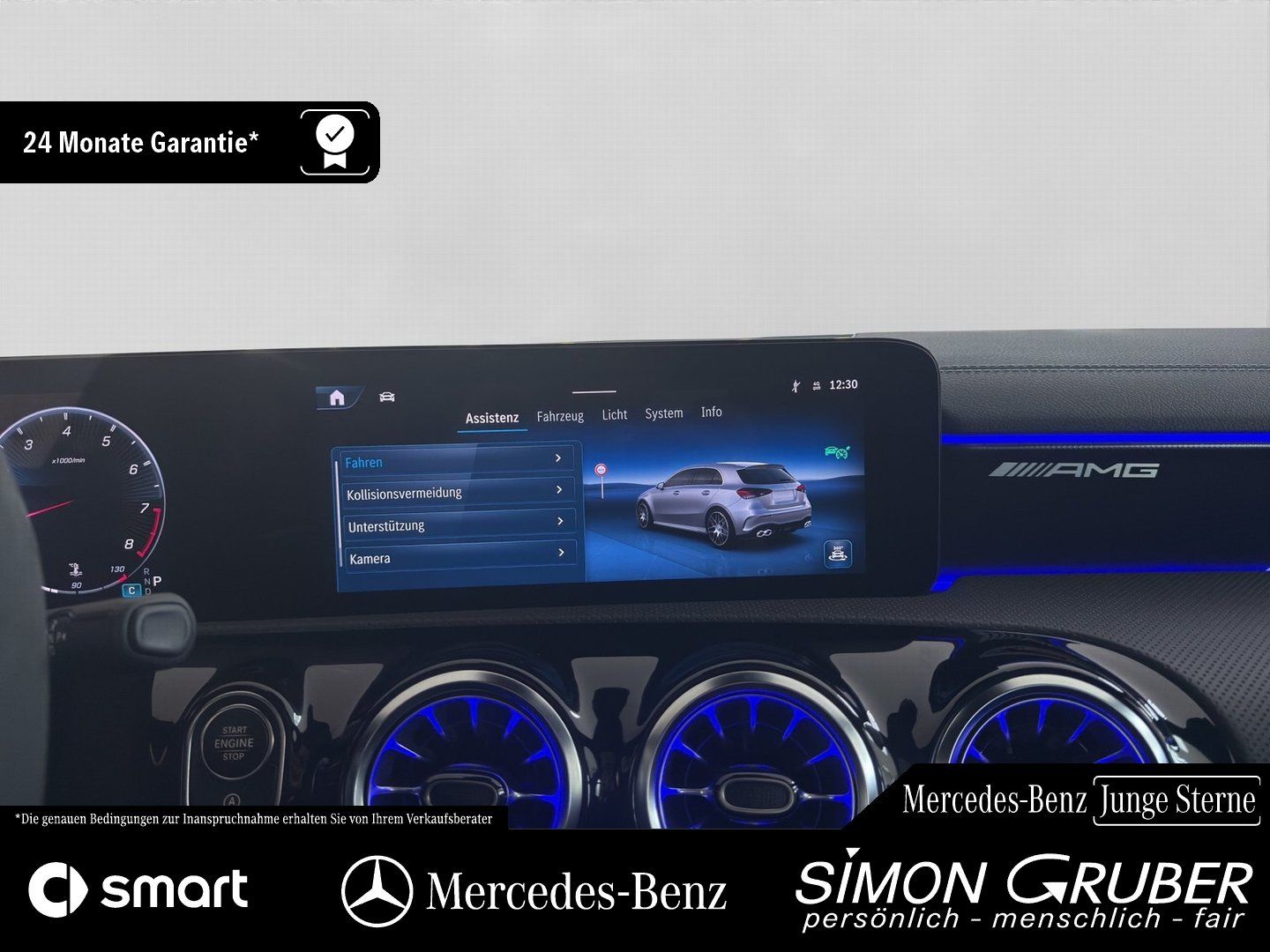 Fahrzeugabbildung Mercedes-Benz A 45 S 4M AMG Pano Leder HUD Burm MBeam Driver 3