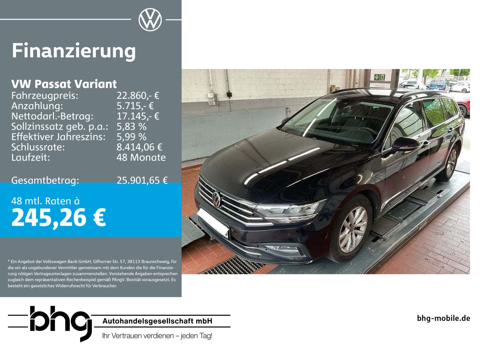 Volkswagen Passat Variant 2,0 TDI SCR DSG