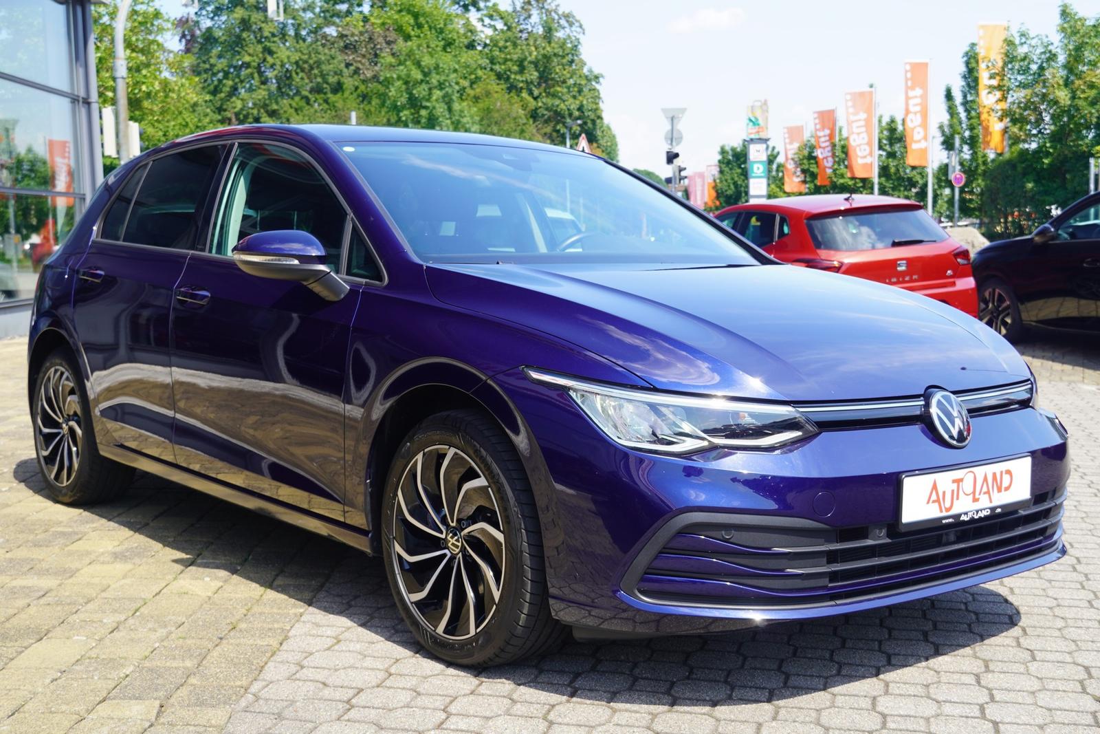 Volkswagen Golf VIII Life eTSI DSG LED Navi ACC Totwinkel, миниатюра 8