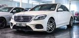 Mercedes-Benz S 400d L 4M AMG*AIR*PANO*BURM*ACC*100%VOLL*MAGIC - weiße Mercedes-Benz S 400