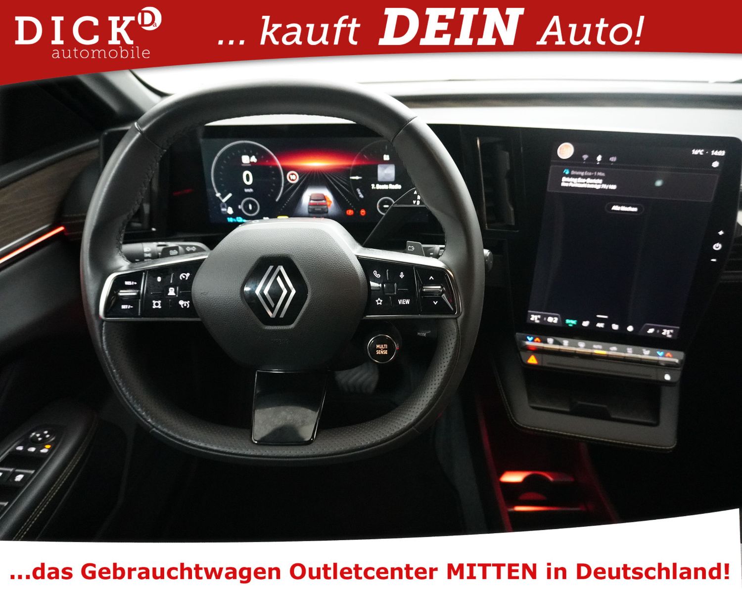 Fahrzeugabbildung Renault Megane E-Tech Iconic >MEMO+LED+ACC+WP+H&K+360°+