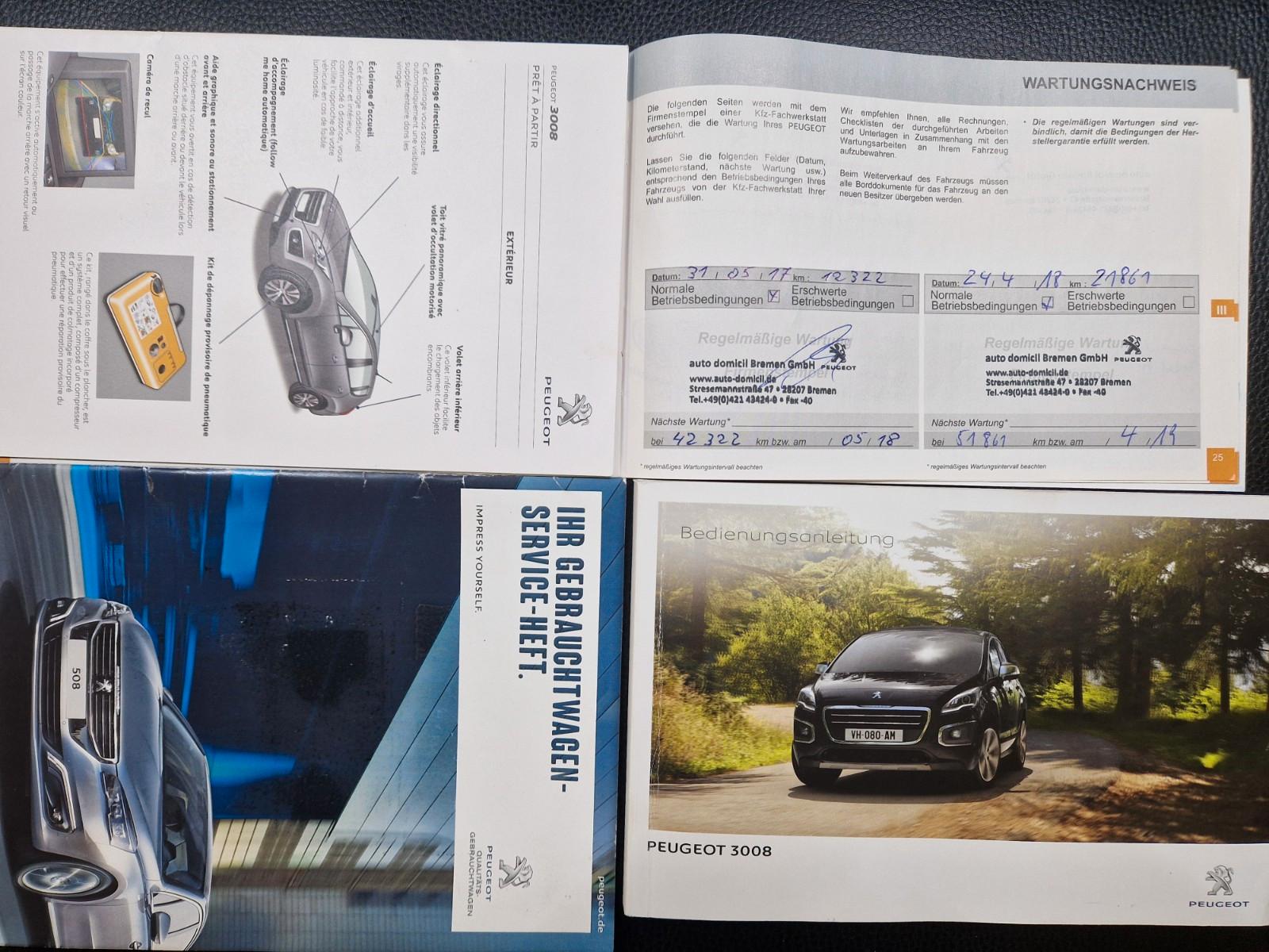 Peugeot 3008 Allure/3Jahre Garantie+Gewährlstng+Inspektn