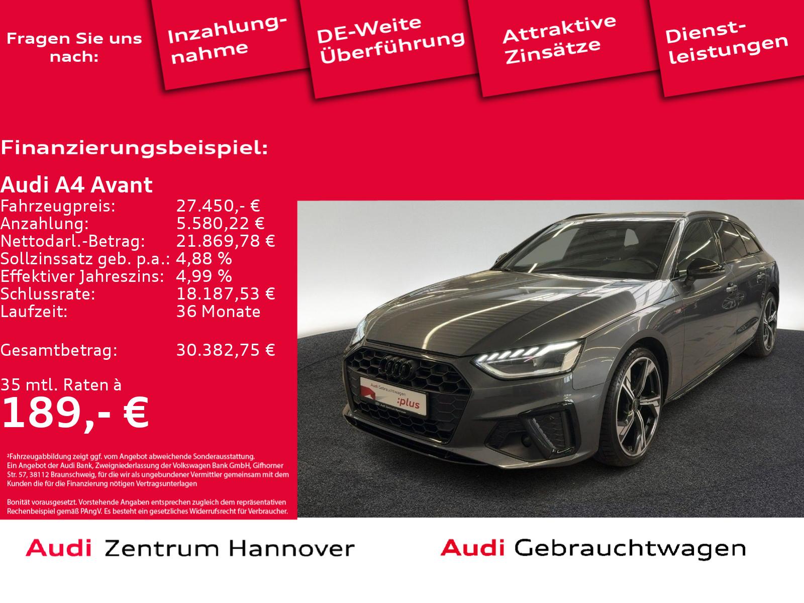 Audi A4 Avant S line 35 TFSI Navi virtual LED DAB