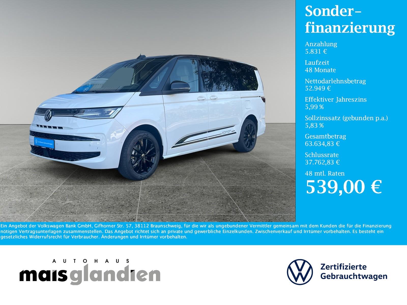 Volkswagen T7 Multivan 2.0 TDI Edition LÜ AHK Matrix eHeck 