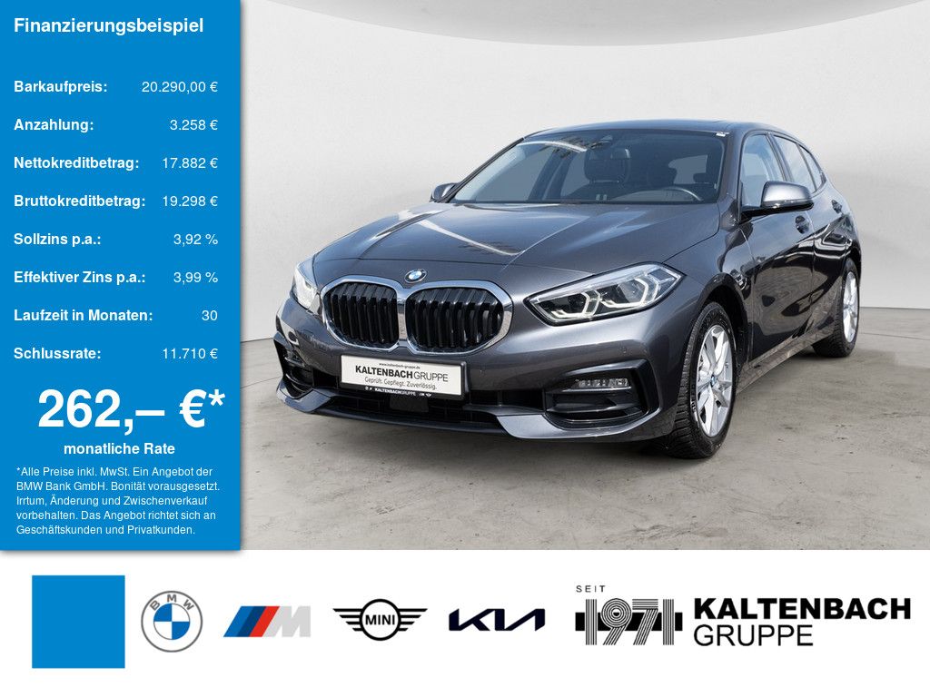 BMW 118d Sport Line PANO HUD LED W-LAN NAVI SHZ PDC