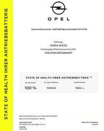 Opel Corsa Electric 11 KW Charger Wärmep. Akku 100%