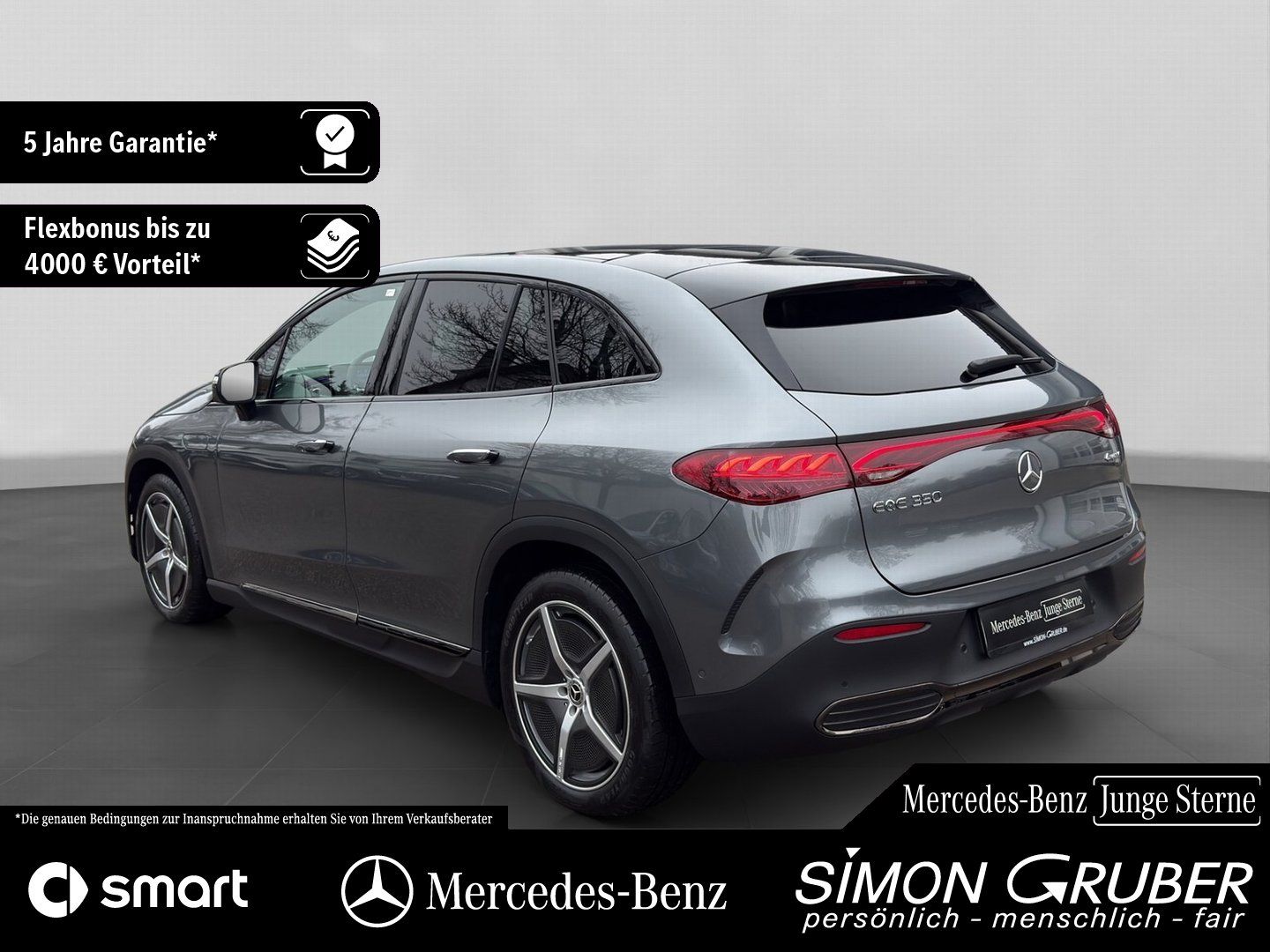 Fahrzeugabbildung Mercedes-Benz EQE 350 4M SUV AMG Pano Airmatic Leder AHK