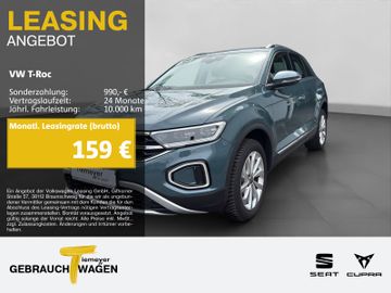 Volkswagen Leasingangebot: Volkswagen T-Roc 1.0 TSI STYLE LED+ KEYLESS eKLAPPE MASSAGE