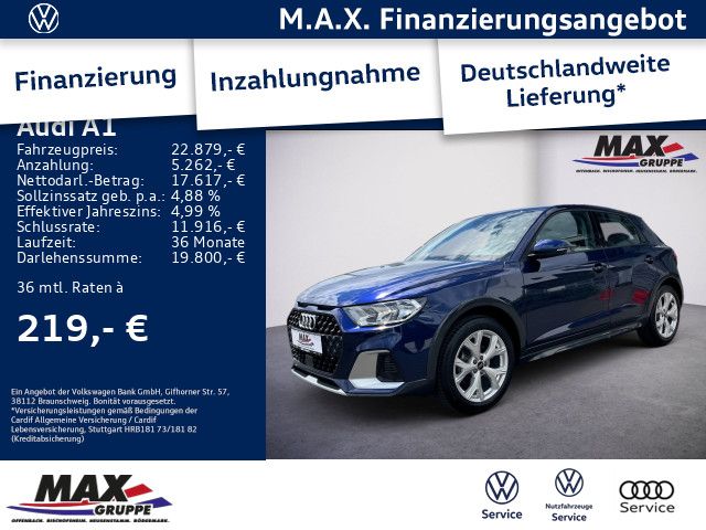 A1 30 TFSI allstreet S tronic VCP+KAMERA+DAB+ACC