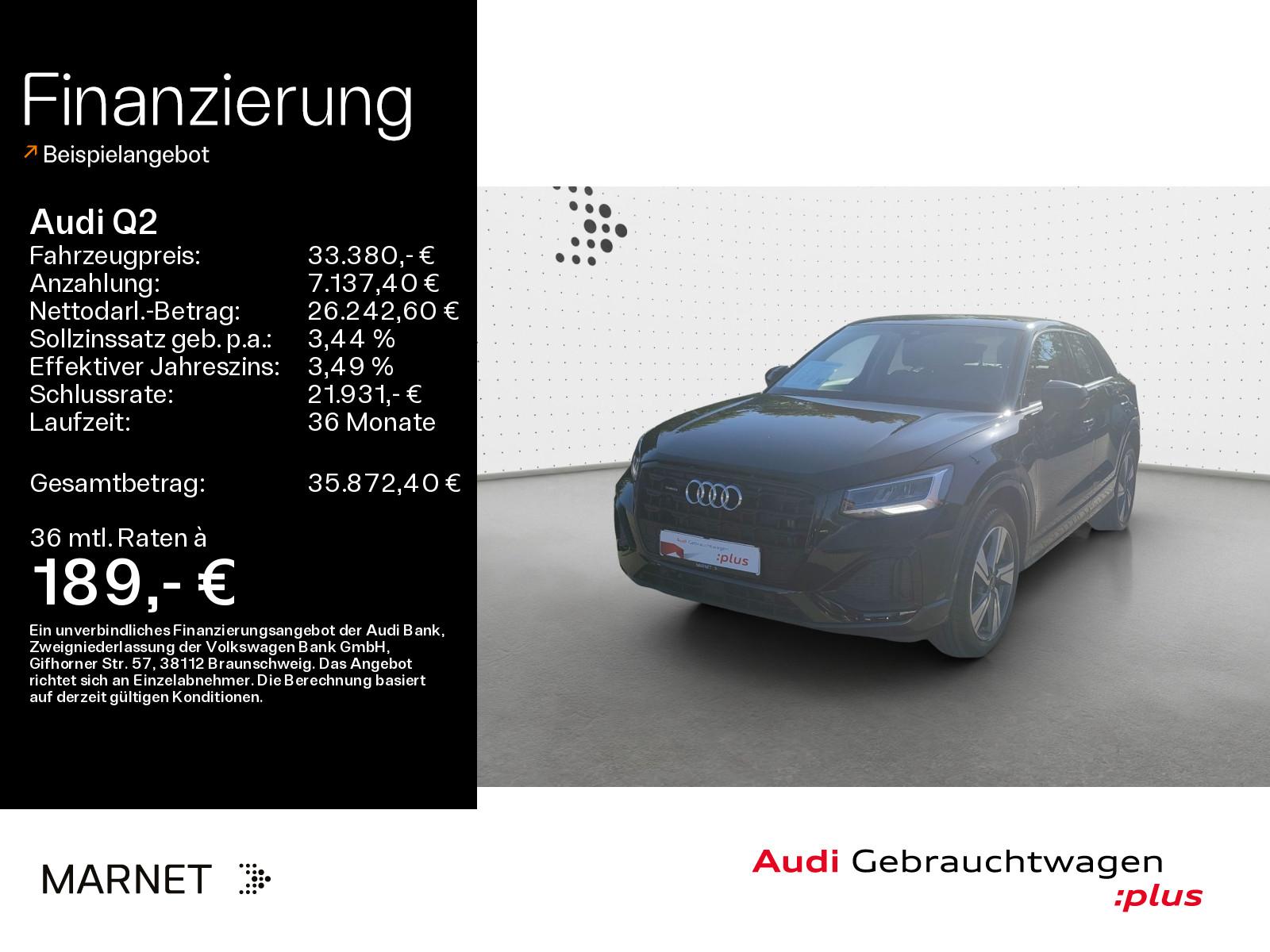Audi Q2 Advanced 40 TFSI quattro*Navi*LED*Alu*PDC*Vir