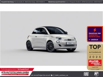 Fiat Leasingangebot: Fiat 500e Cabrio La Prima 42 kWh Navi PDCv+h Rückfahr