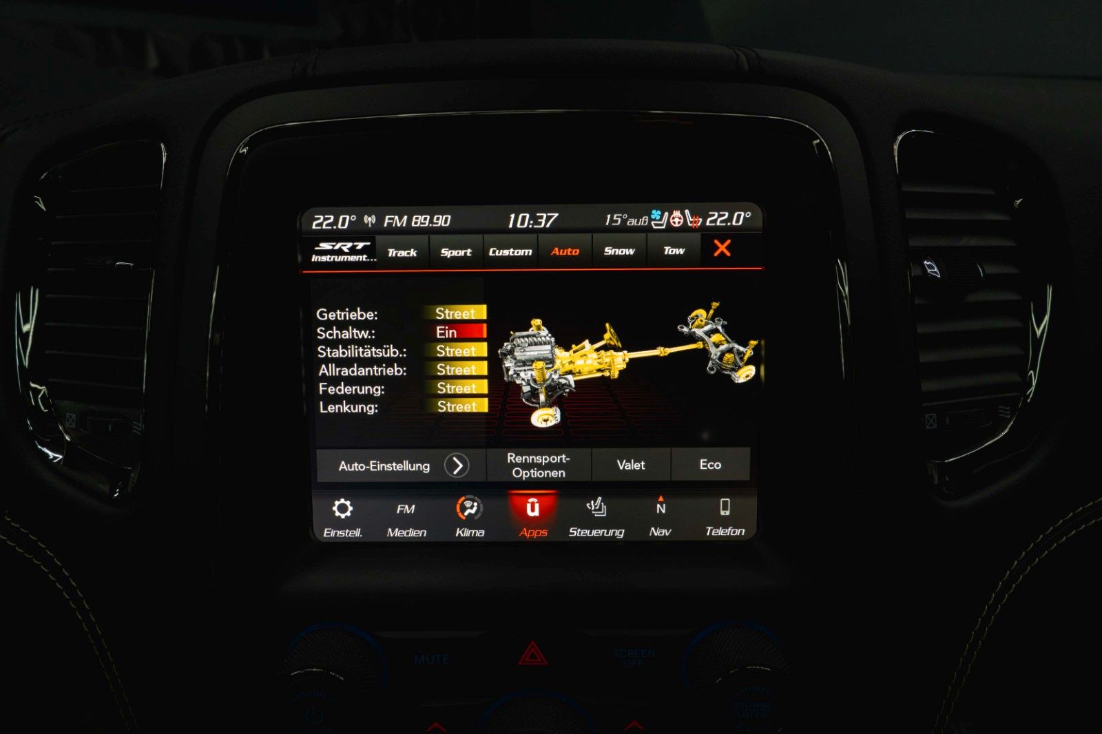 Fahrzeugabbildung Dodge Durango 6.4 V8 SRT Performance 4x4 Night-Paket