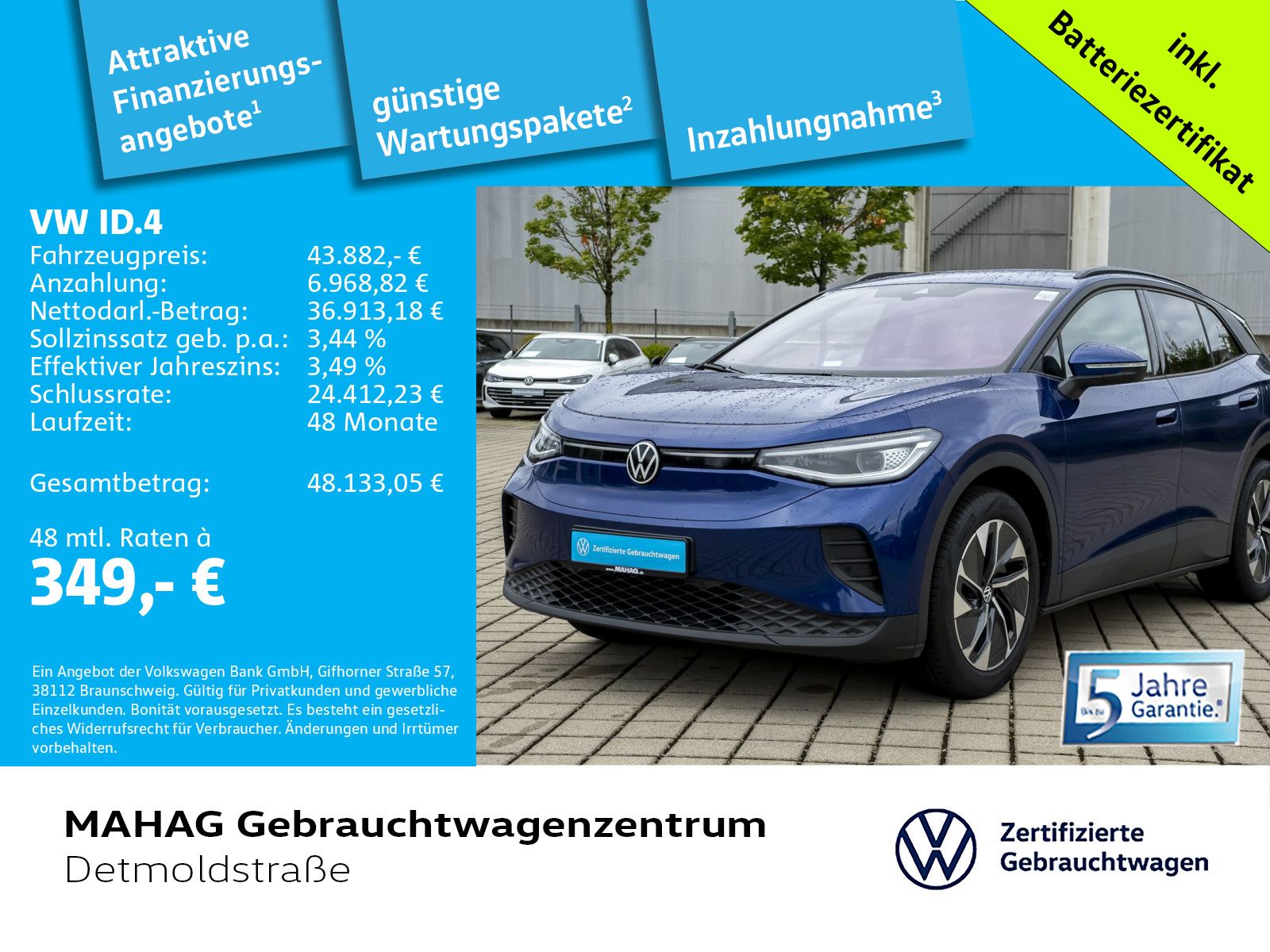 Volkswagen ID.4 Pro 210 kW AHK WärmePu CCS IQ.Light IQ.Driv foto 2