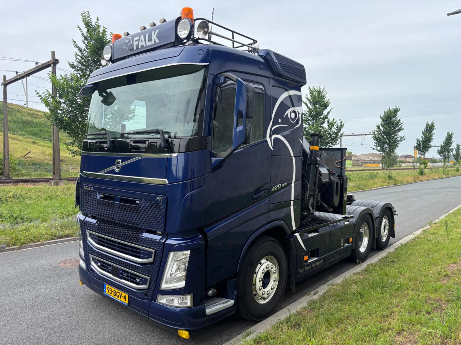 Volvo FH 420 Full Air Hiab XS288 Hiduo Crane