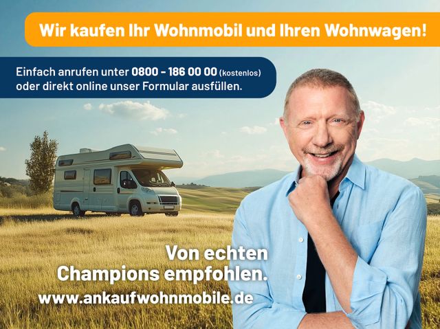 Eura Mobil A 665 HS/Rundsitzgruppe/Standklima/Markise