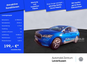 Skoda Leasingangebot: Skoda Enyaq iV Loft VIRT LEDER CARPLAY PORT NAVI