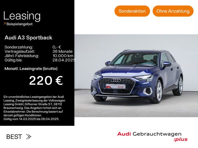 Audi A3 Sportback 30 TFSI Advanced NAVI*PDC*18ZOLL