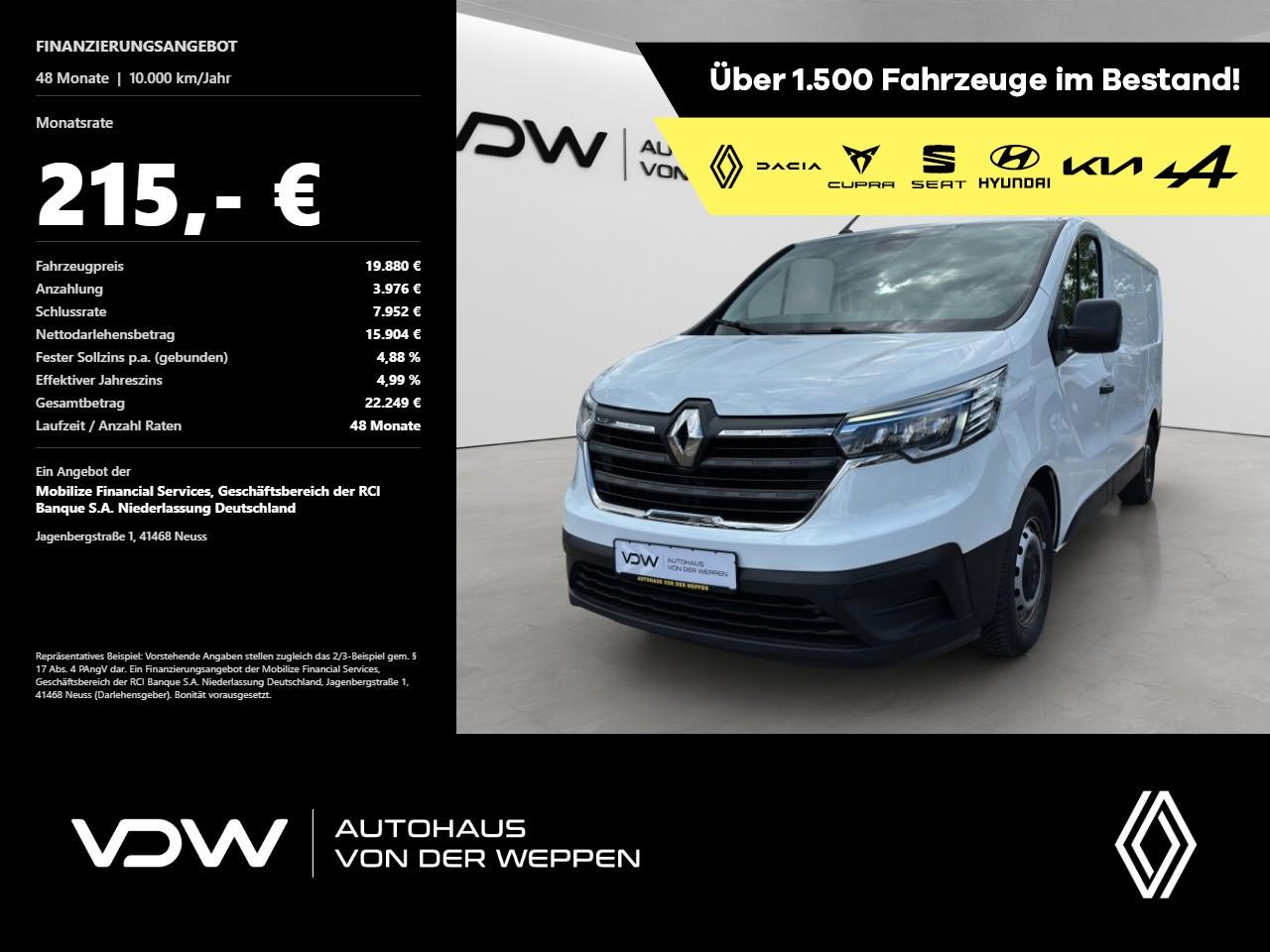 Renault Trafic Kasten L1H1 3,0t Komfort Klima Navi