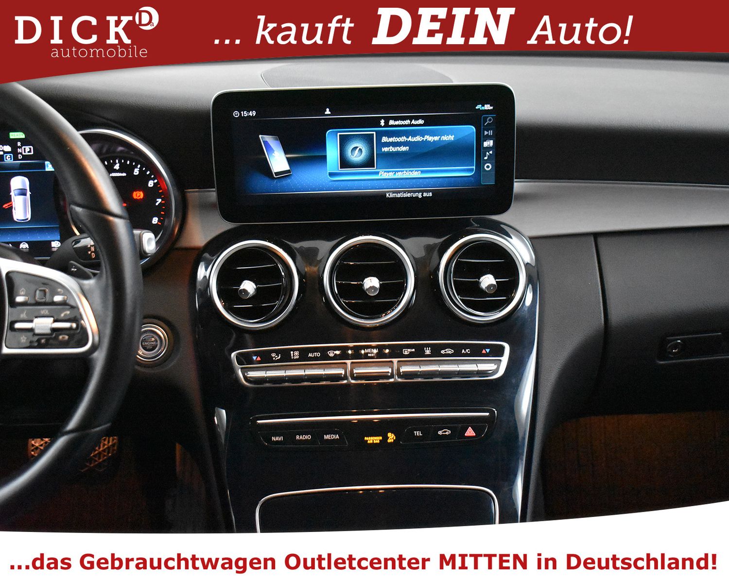MERCEDES-BENZ C300e T Avantg STANDHZ+MULTIB+NAV+360+LED+ACC+18 - Image 15