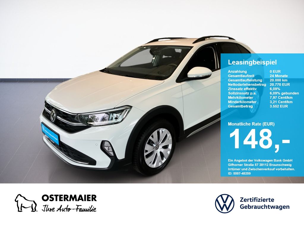 Volkswagen Taigo LIFE 1.0TSI 95PS 5J-G.NAVI+VC.2xPDC.LED.AP