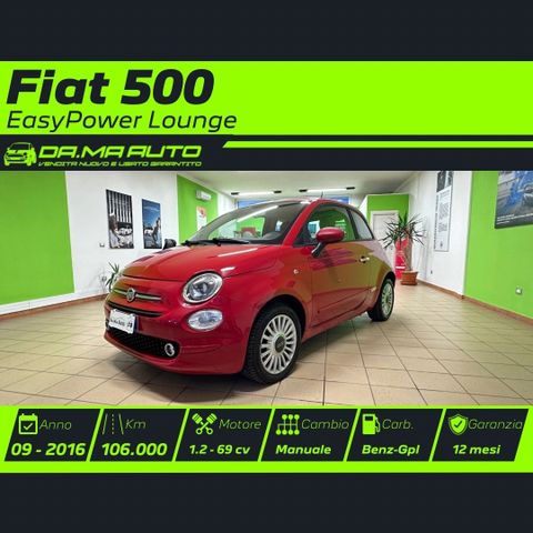 Fiat 500 1.2 EasyPower Lounge 2016