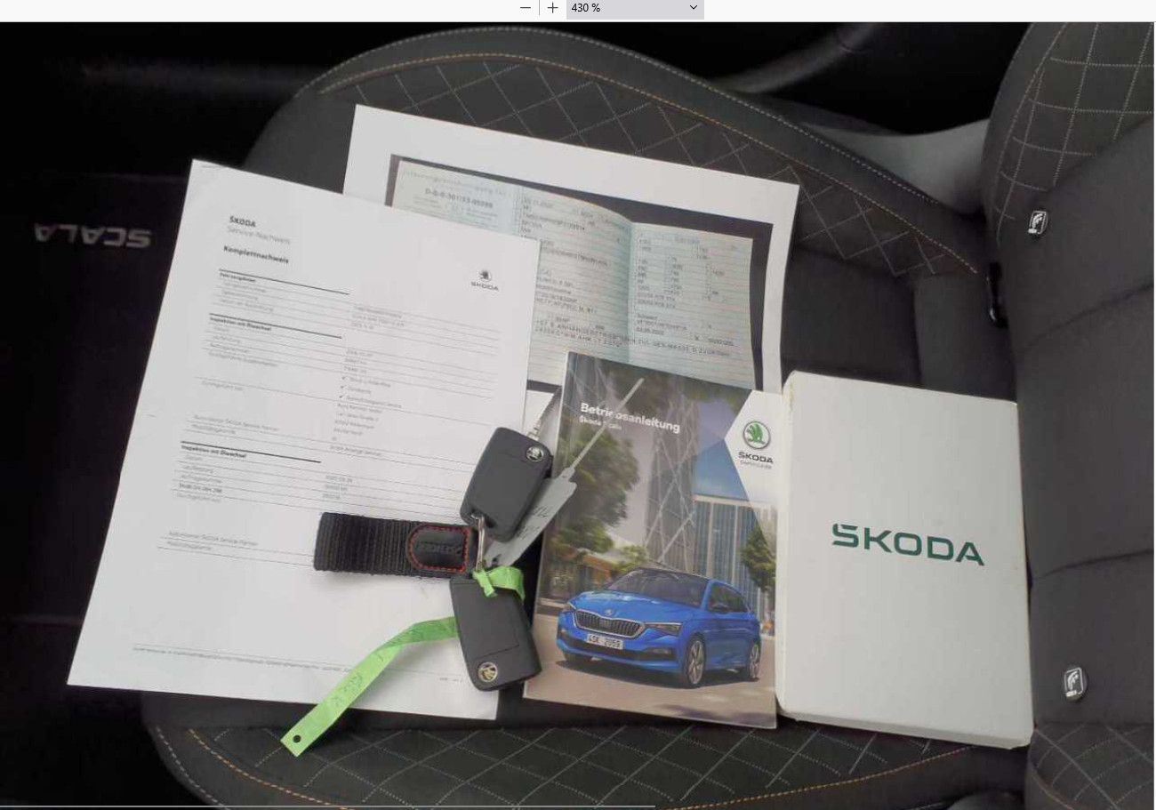 Fahrzeugabbildung SKODA Scala 1.0 TSI DSG Ambit LED/NAVI/VIRTU/SHZ/DAB/8