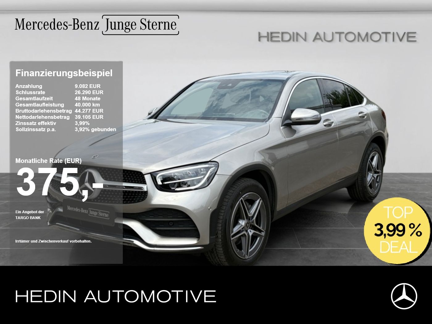 Mercedes-Benz GLC 300d 4M Coupé AMG LED DIST BURM AHK PANO KAM foto 1