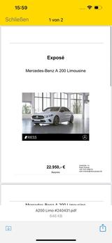 Mercedes-Benz Mercedes A 200 Night Packet - Mercedes-Benz A 200 in Freiburg