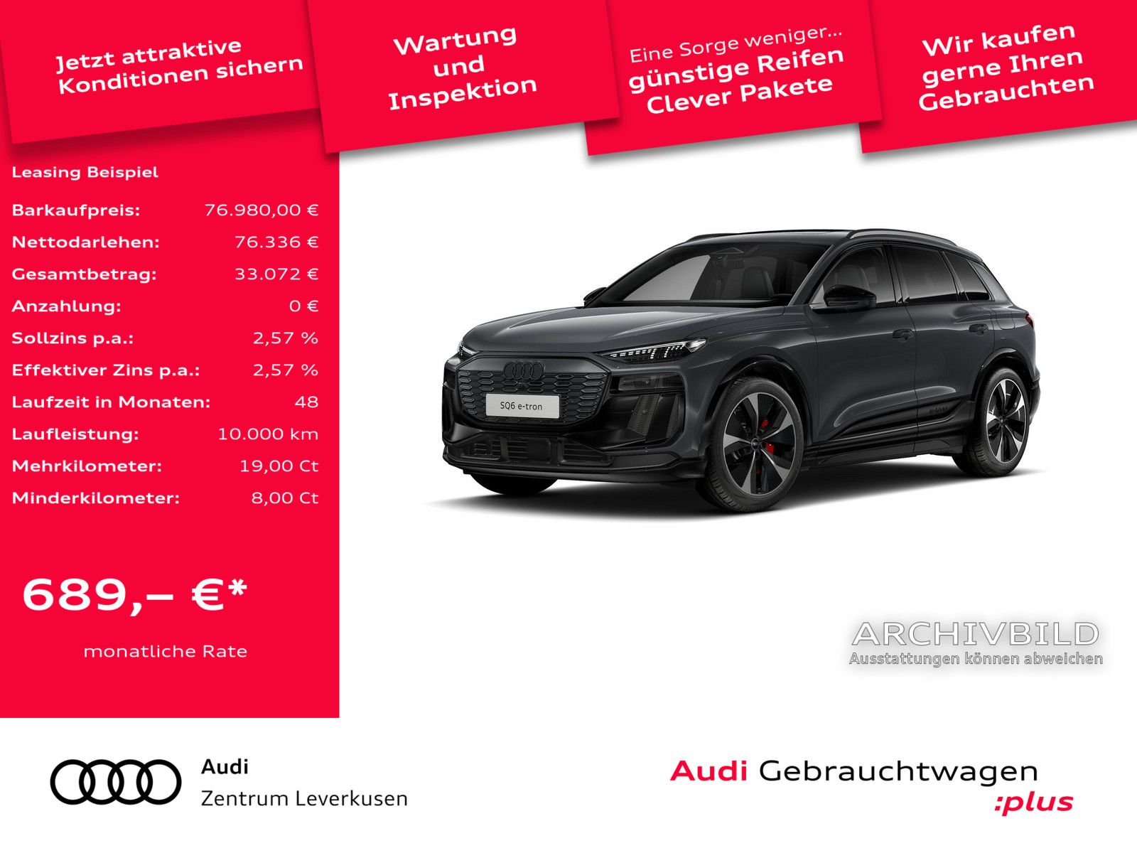 Audi SQ6 e-tron quattro ACC NAVI PANO LUFT B&O HUD