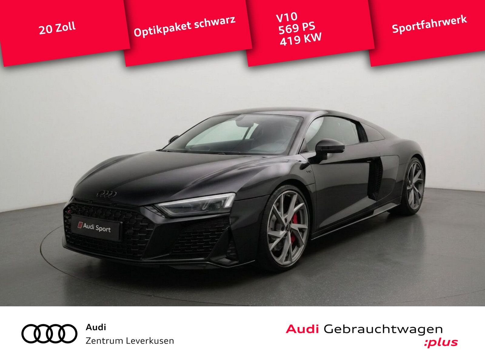 AUDI R8 Coupe V10 performance V10 RAUTE B&amp;O MEMORY