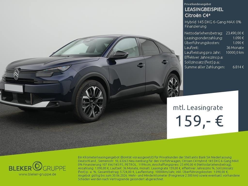 Citroën C4 Hybrid 145 DKG 6-Gang MAX 0% Finanzierung