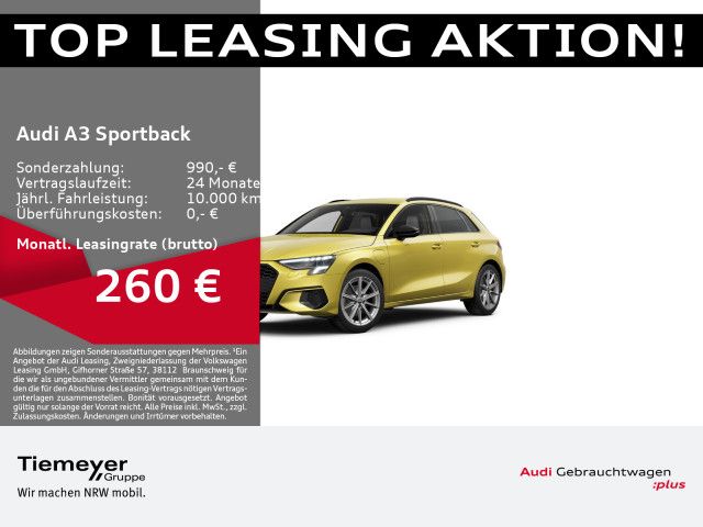 Audi A3 Sportback 40 TFSI e S LINE LM18 OPTIK-PKT AHK