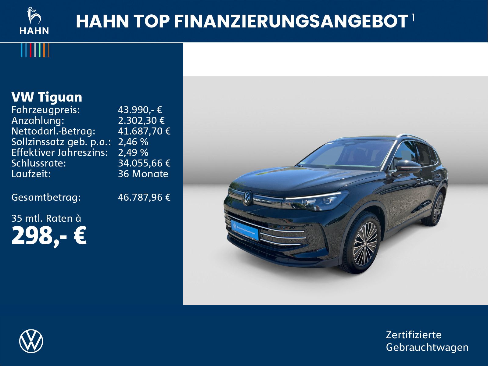 Volkswagen Tiguan 2.0TSI DSG 4Mo Elegance LED AHK Standhzg foto 2
