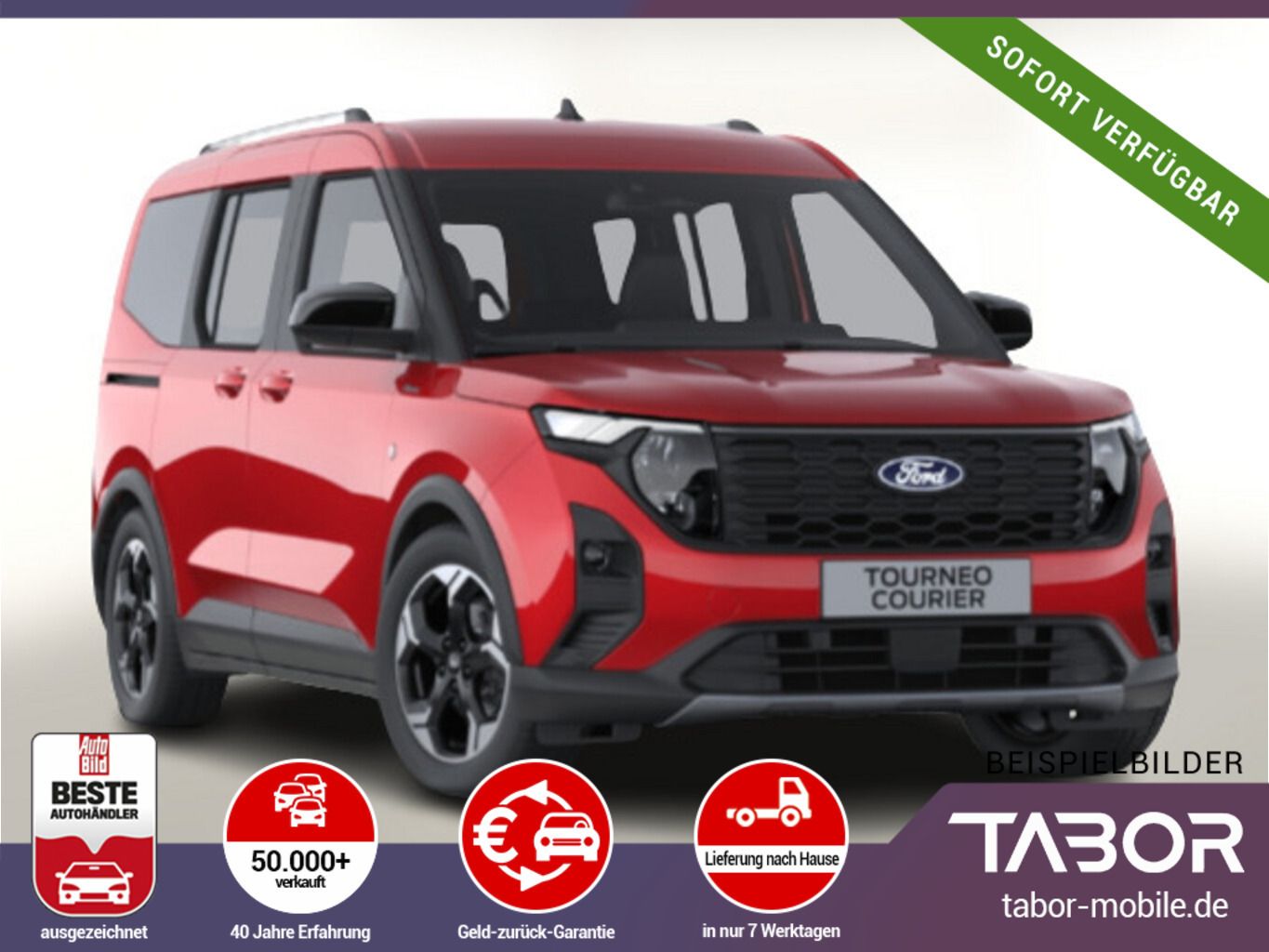 Ford Tourneo Courier 1.0 EB 125 Aut Active Nav SHZ