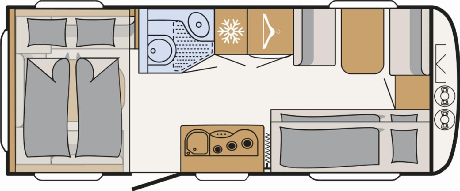 Dethleffs c-go Active 525 KR up Sicherheitspaket