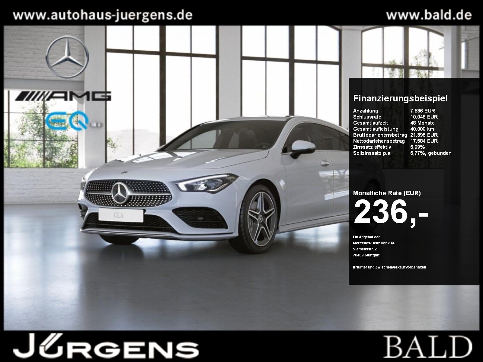 Mercedes-Benz CLA 220 d SB AMG-Sport/Burm/Ambiente/Totw/LED/18