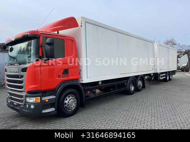 Scania SCANIA G450 6X2, EURO 6, KUEHLKOFFER + ANHANGER