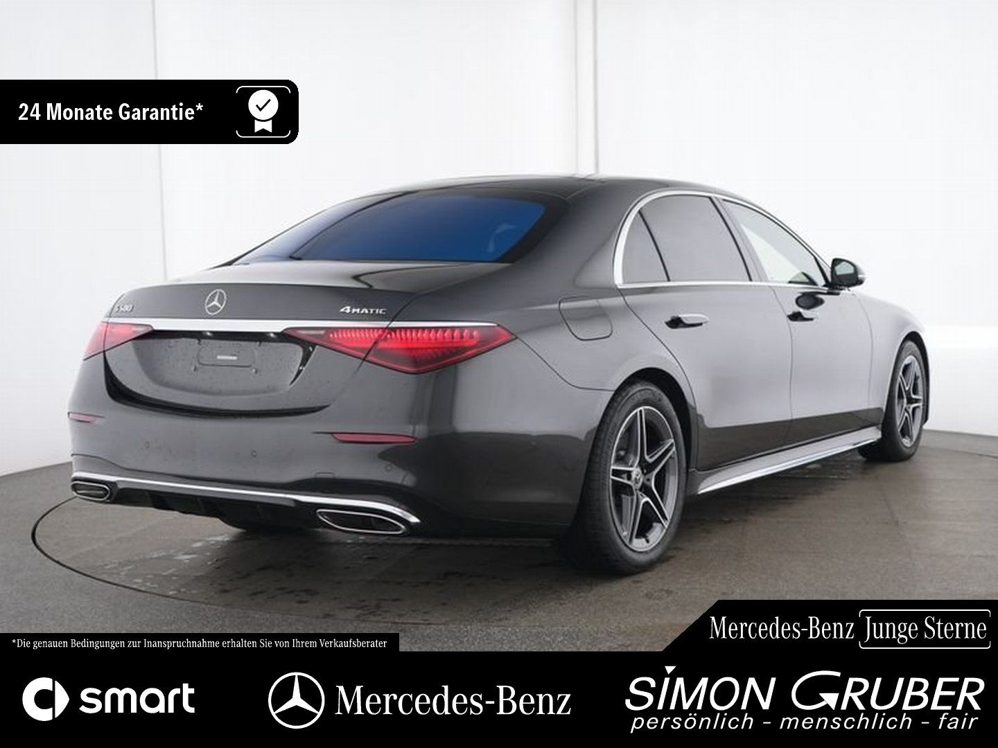 Fahrzeugabbildung Mercedes-Benz S 580 4M Lang AMG Exklusiv Chauffeur Executive